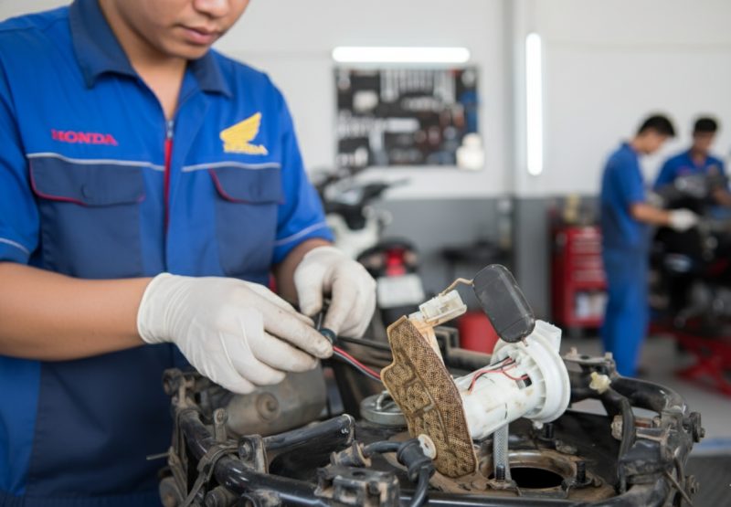 Fuel Pump Motor Rusak