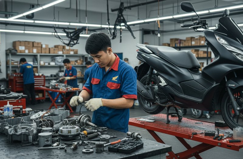 Komponen Mesin Motor