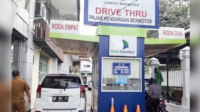 Bayar Pajak STNK Drive Thru