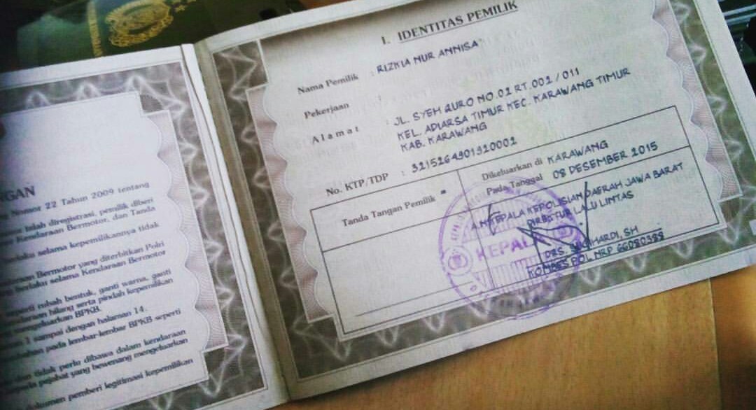 Cara Cek Keaslian BPKB Mobil Bekas